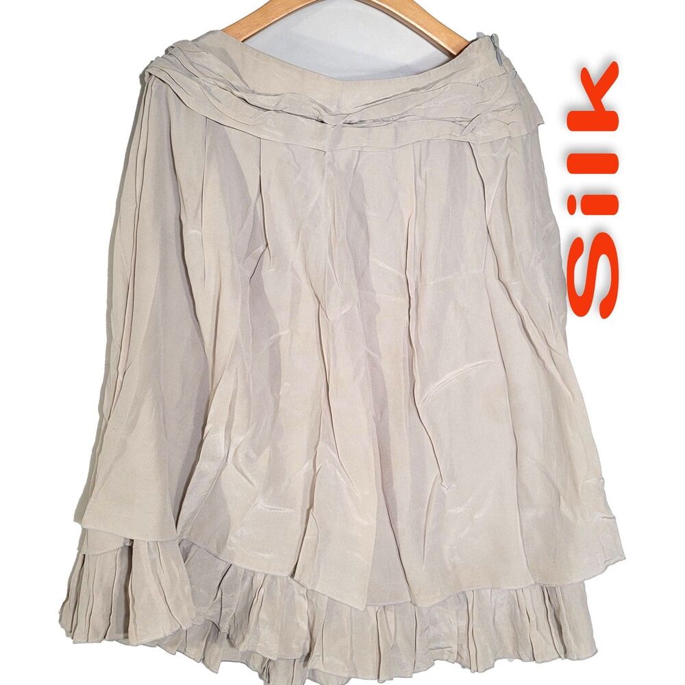 Women's Silk Size XS A-Line Skirt SCB575